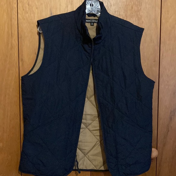 J Crew Mercantile Navy Vest - Picture 1 of 13